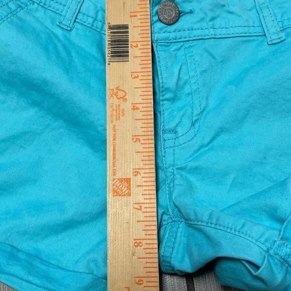 Aeropostale MIDI twill short womens sz 2 low rise stretch retro Y2K - Picture 5 of 12